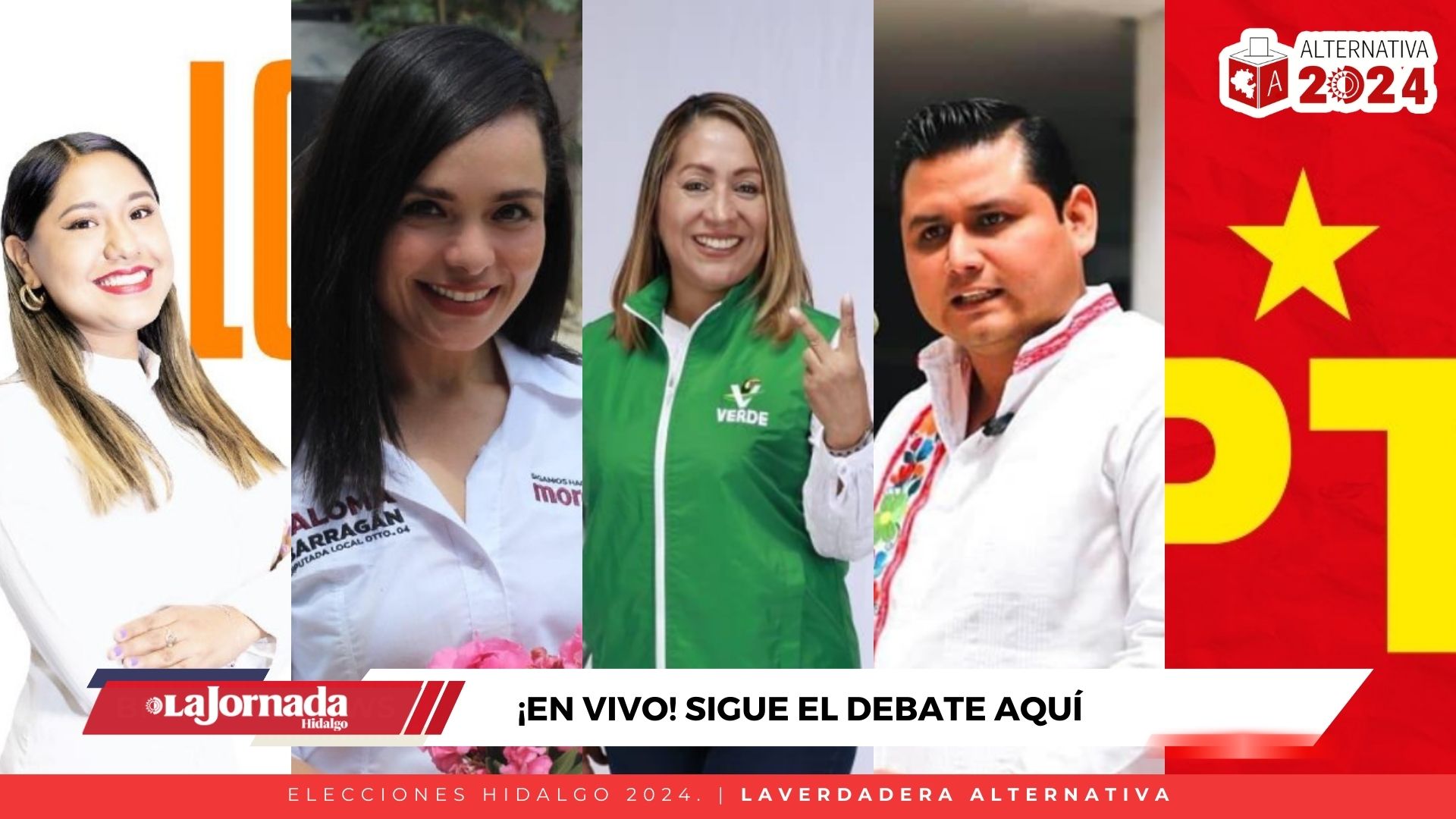 ¡EN VIVO! Sigue el debate de los candidatos a la diputación local por el distrito 04 de Huejutla