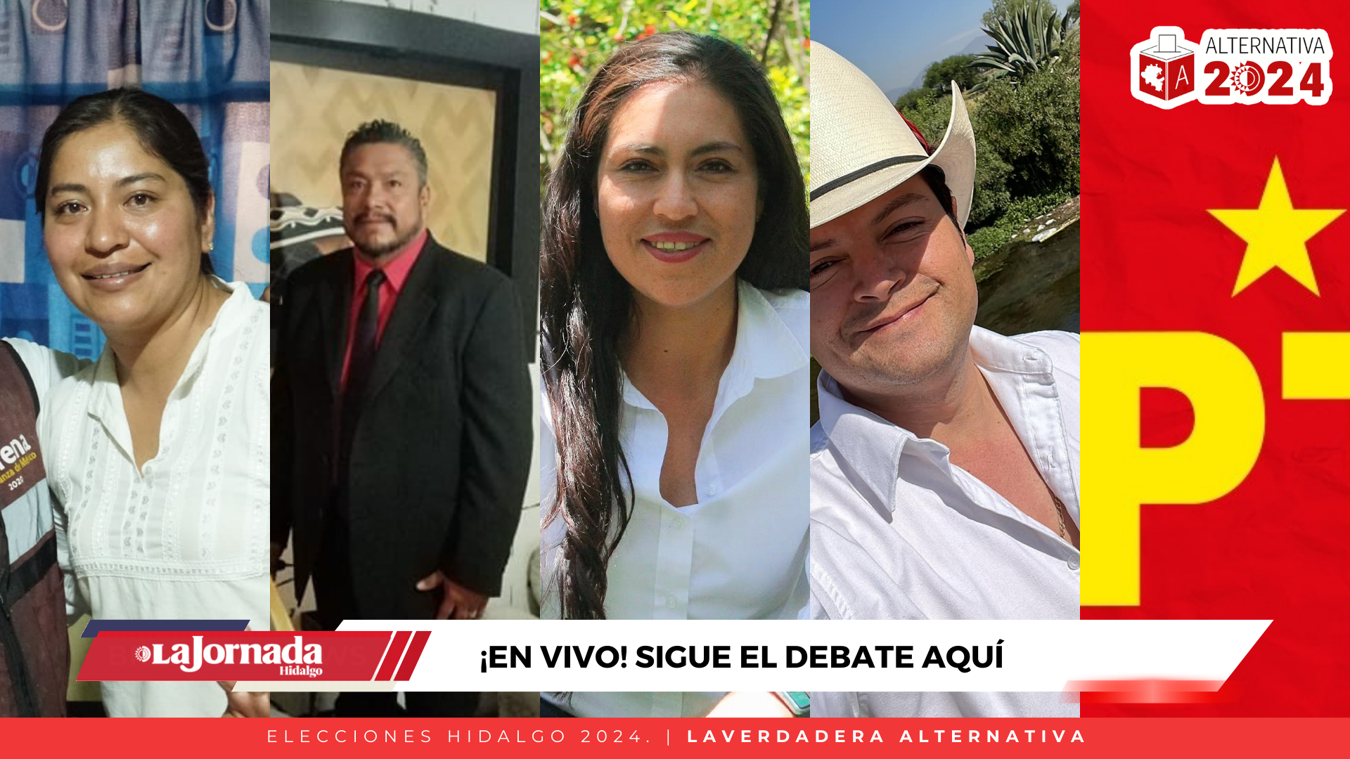 ¡EN VIVO! Sigue el debate de los candidatos a la diputación local por el distrito 6