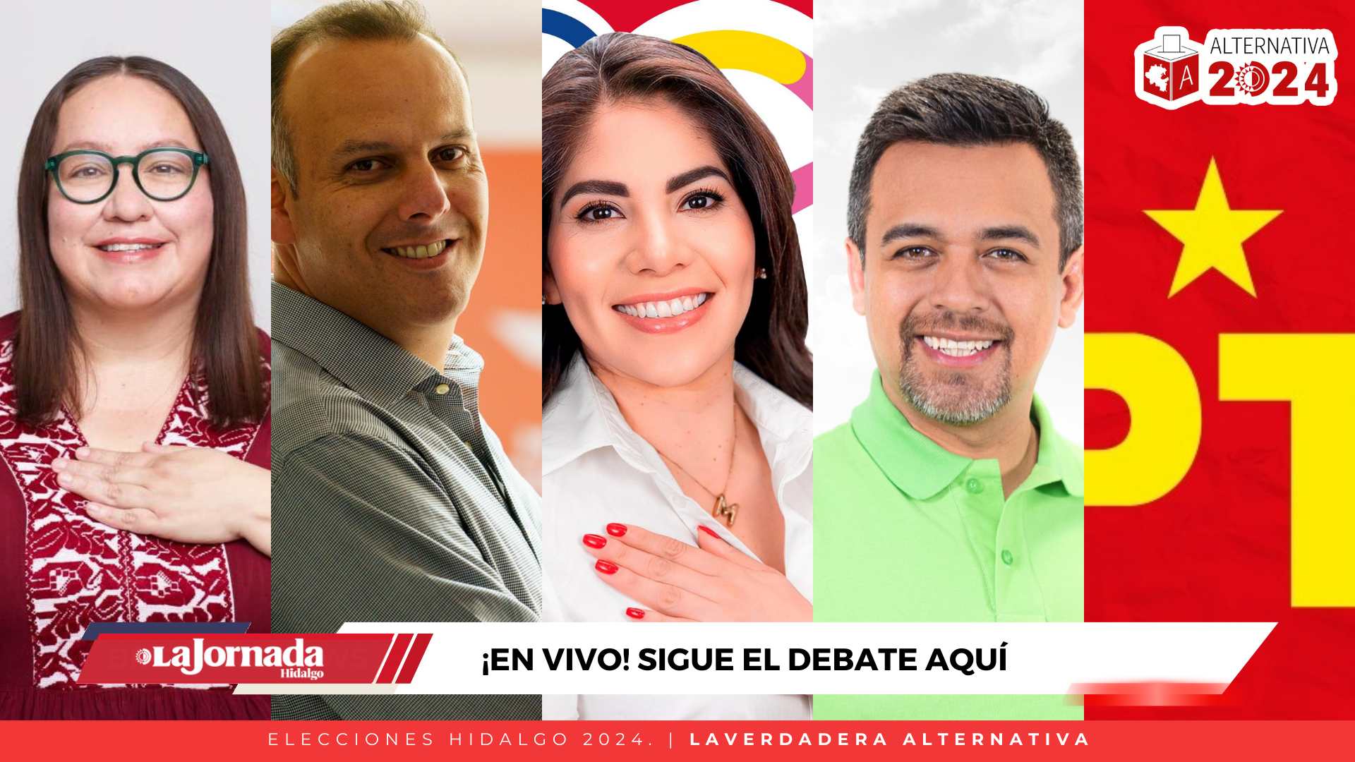 ¡EN VIVO! Sigue el debate de los candidatos a la diputación local por el distrito 12