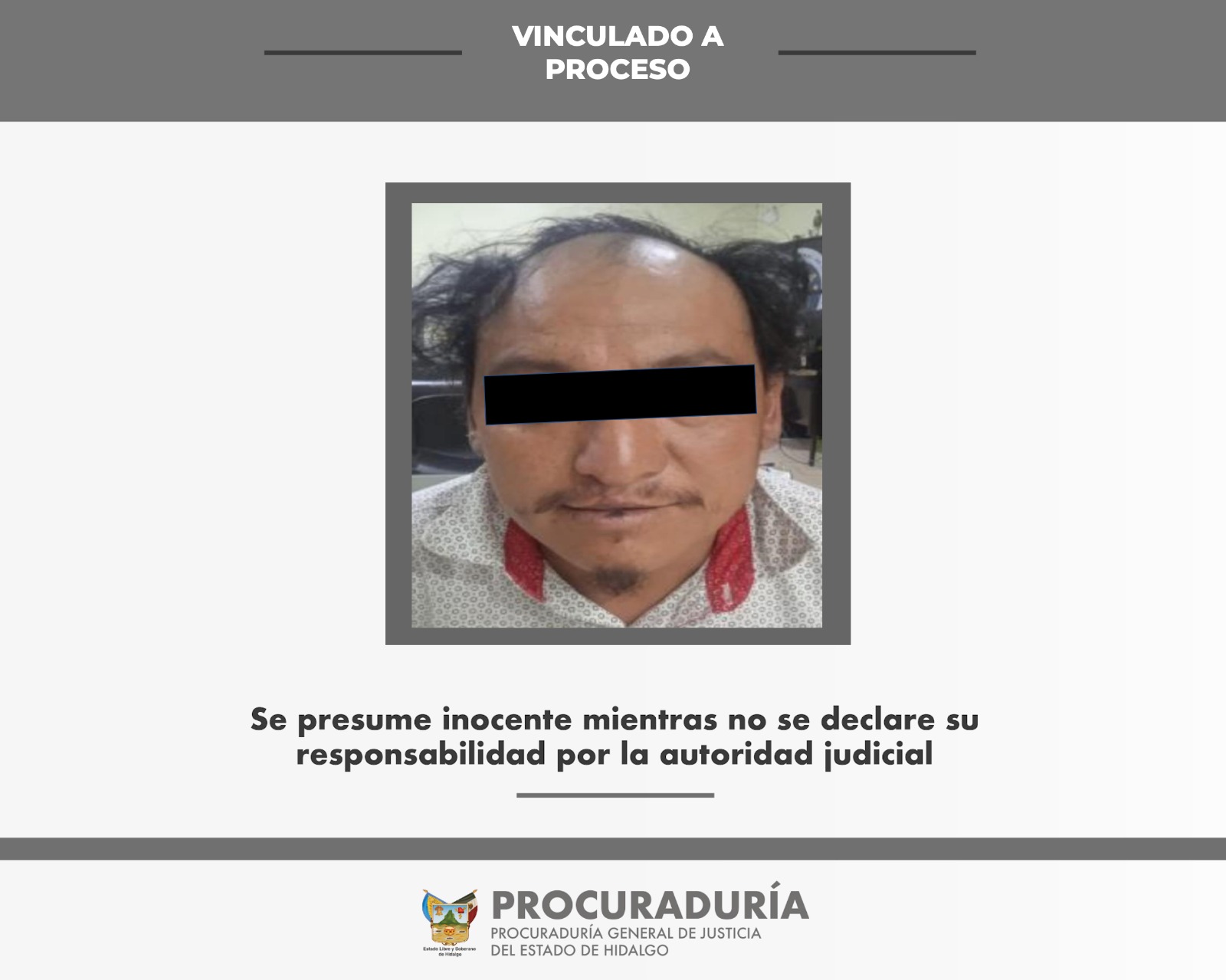 Zacualtipán: vinculan a proceso a presunto responsable de feminicidio