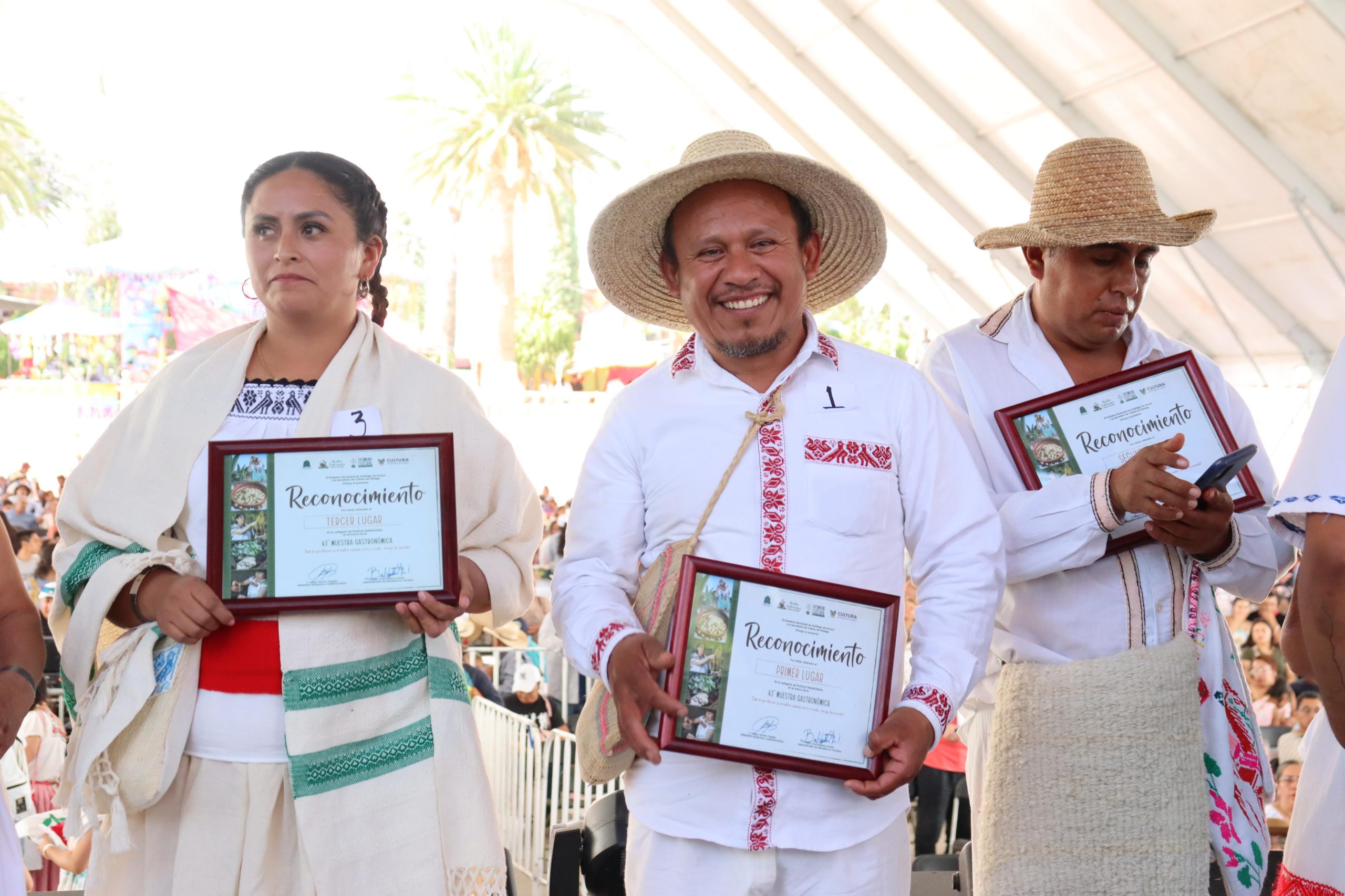 El Sazón del Valle del Mezquital, platillo ganador de la muestra gastronómica de Santiago de Anaya