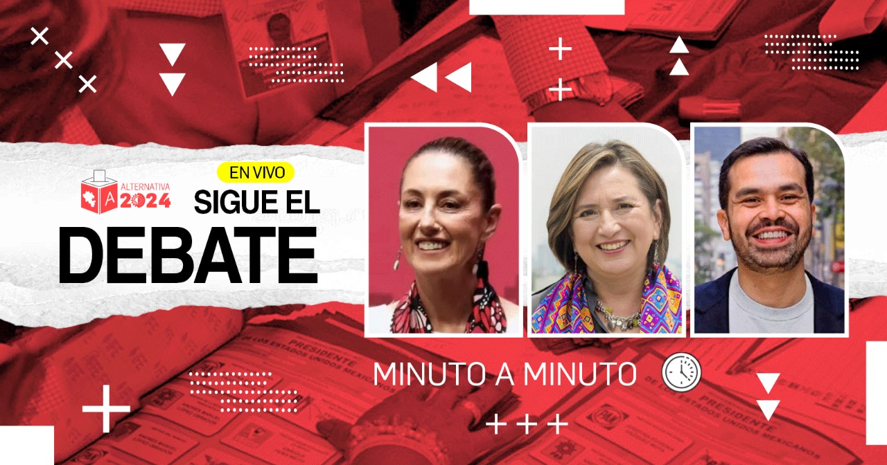 ¡EN VIVO! Sigue aquí el primer debate presidencial 2024