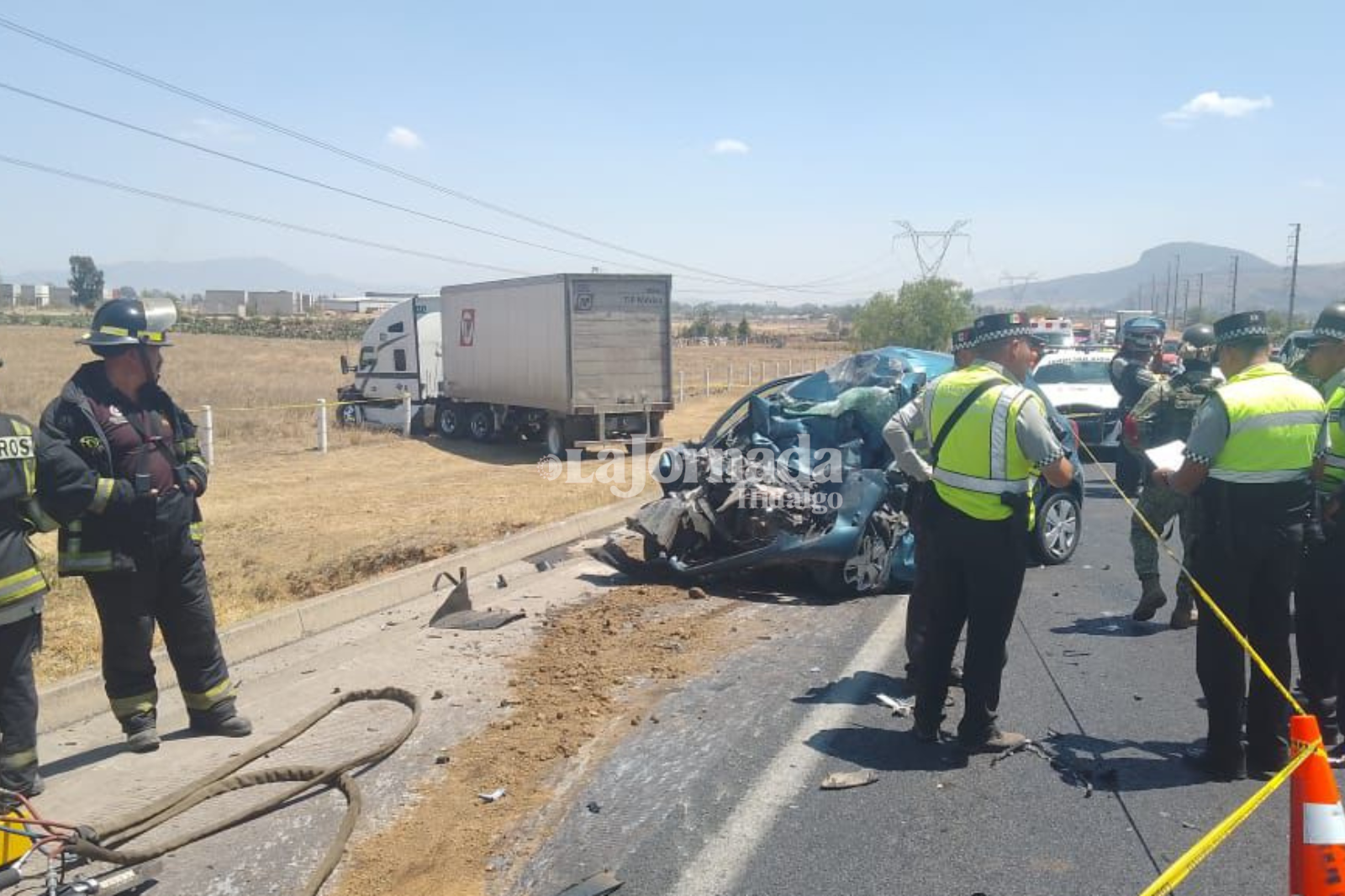 Accidente en carretera México-Tulancingo deja una persona sin vida