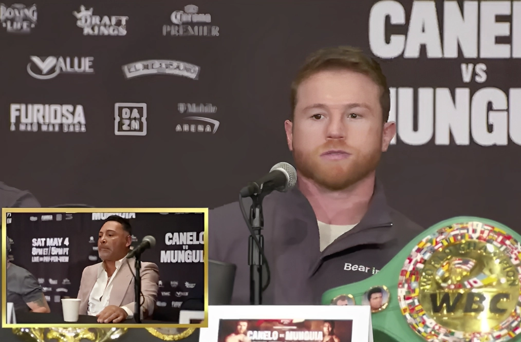 Pleito entre el Canelo Álvarez y Óscar de la Hoya