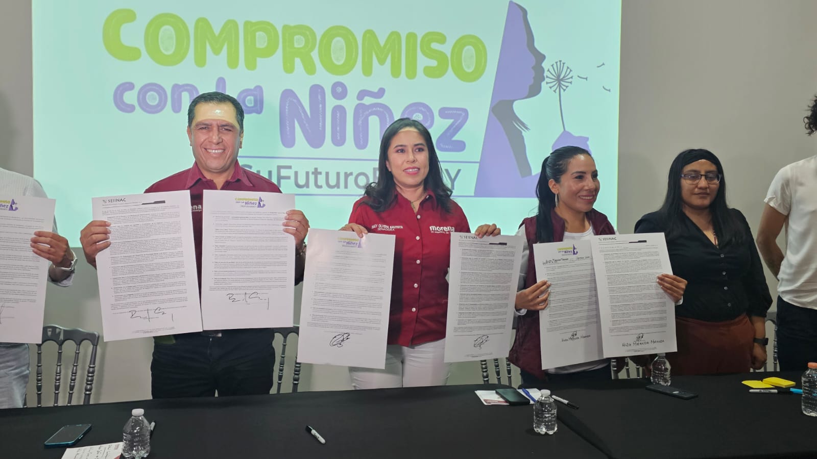 Elecciones Hidalgo 2024: Firman las y los candidatos compromiso con niñez