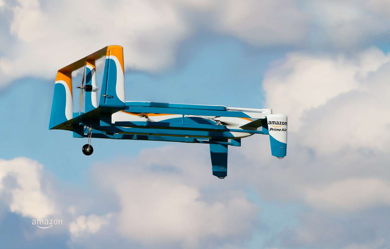 Autorizan en EU a Amazon ampliar su programa de entregas con drones