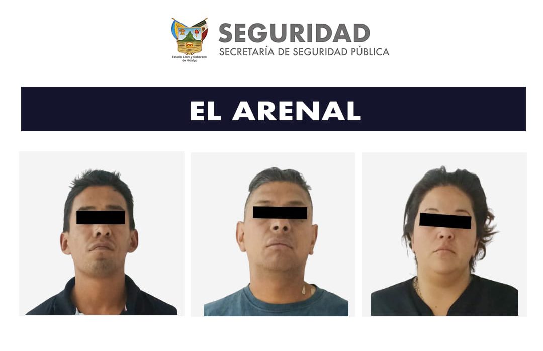 SSPH asegura presuntos culpables de homicidio de taxista en El Arenal