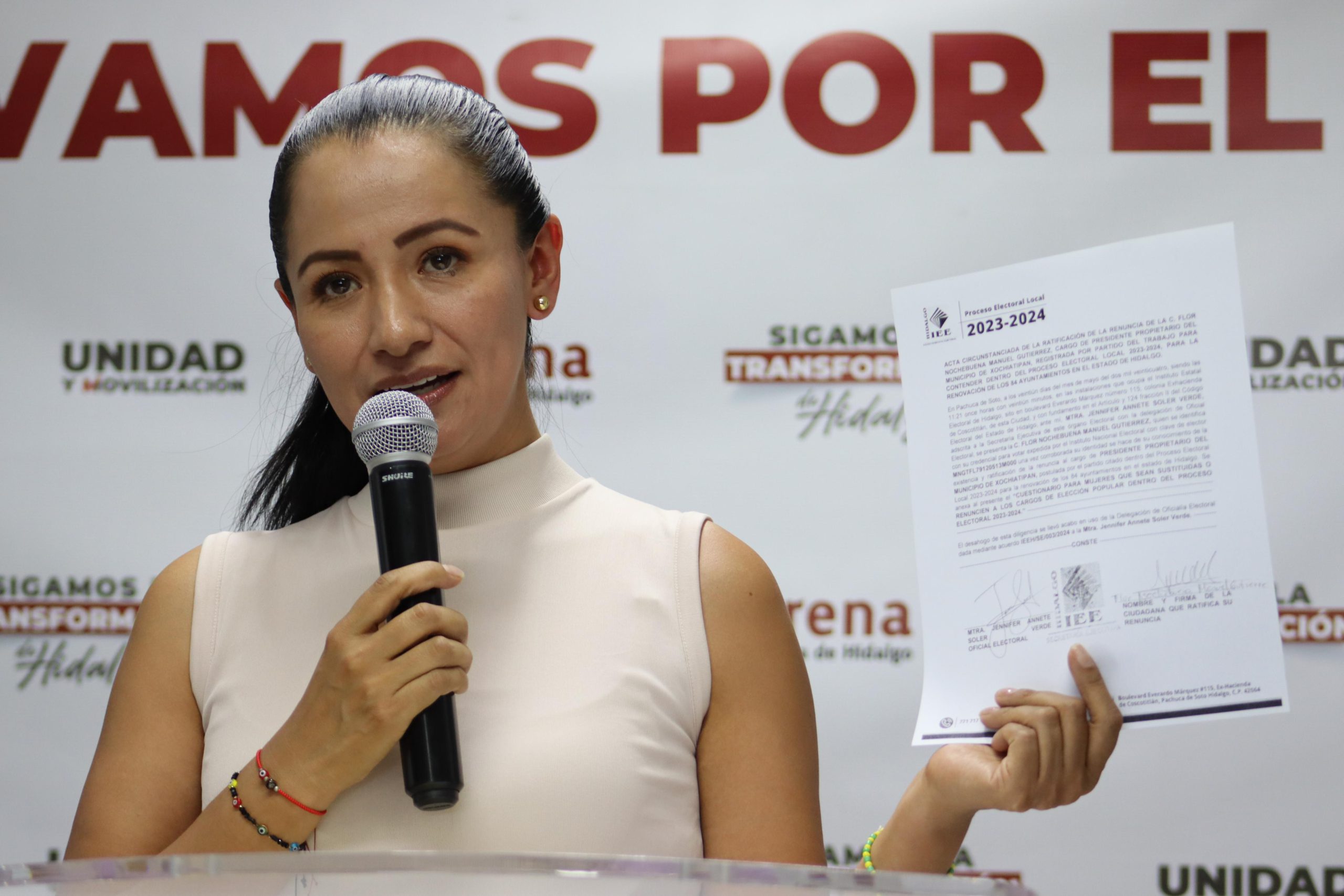 Elecciones Hidalgo: declina candidata del PT por Xochiatipan, acusa secuestro del partido