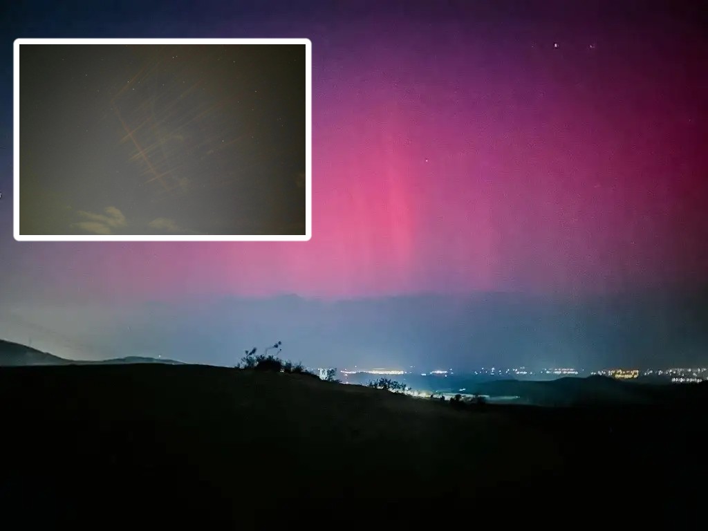 ¿La notaste? Una aurora boreal se vio en los cielos de Pachuca | FOTOS