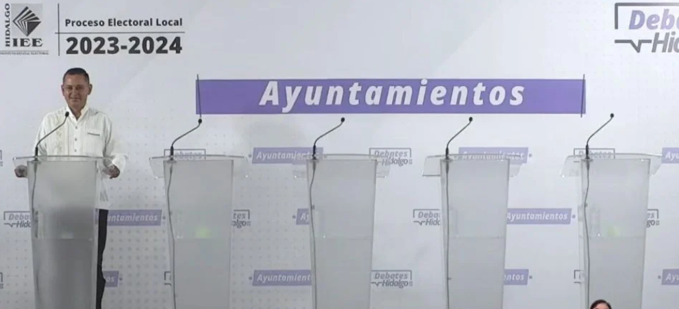 Elecciones Hidalgo: suspenden debate por inasistencia de candidatos, solo uno se presento