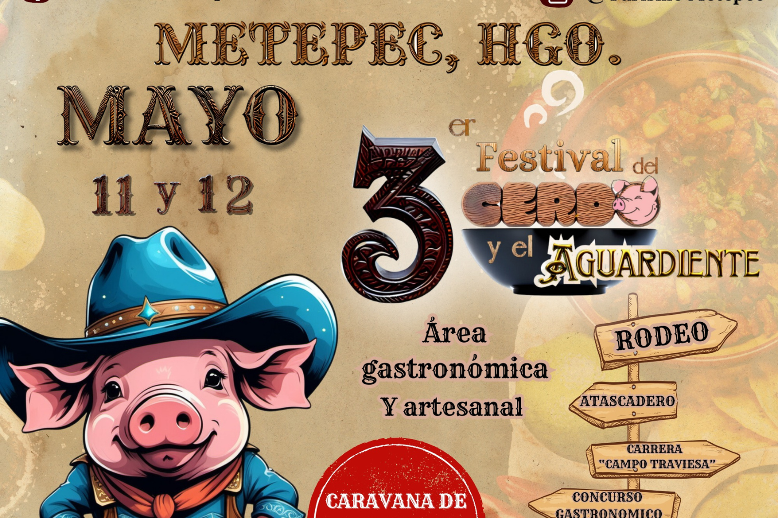 ¡No te pierdas el festival del cerdo y aguardiente 2024 en Hidalgo!