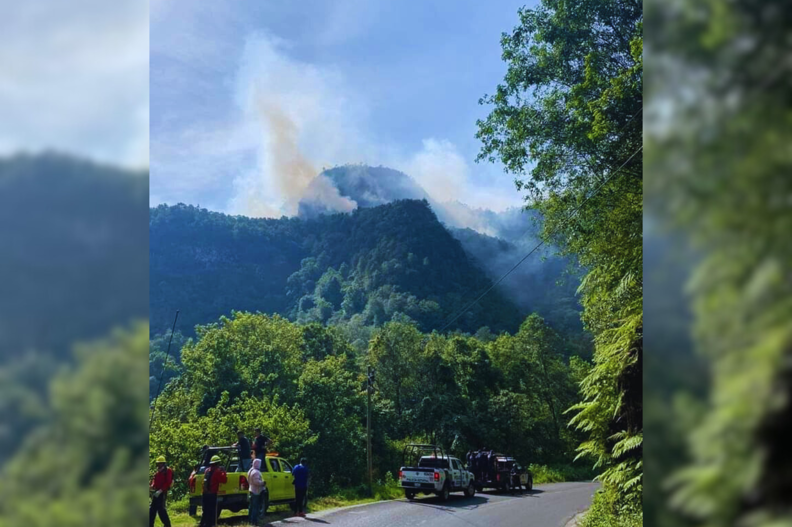 Suma tres días incendio en Cerro Sagrado; pedían por lluvias y olvidan veladora