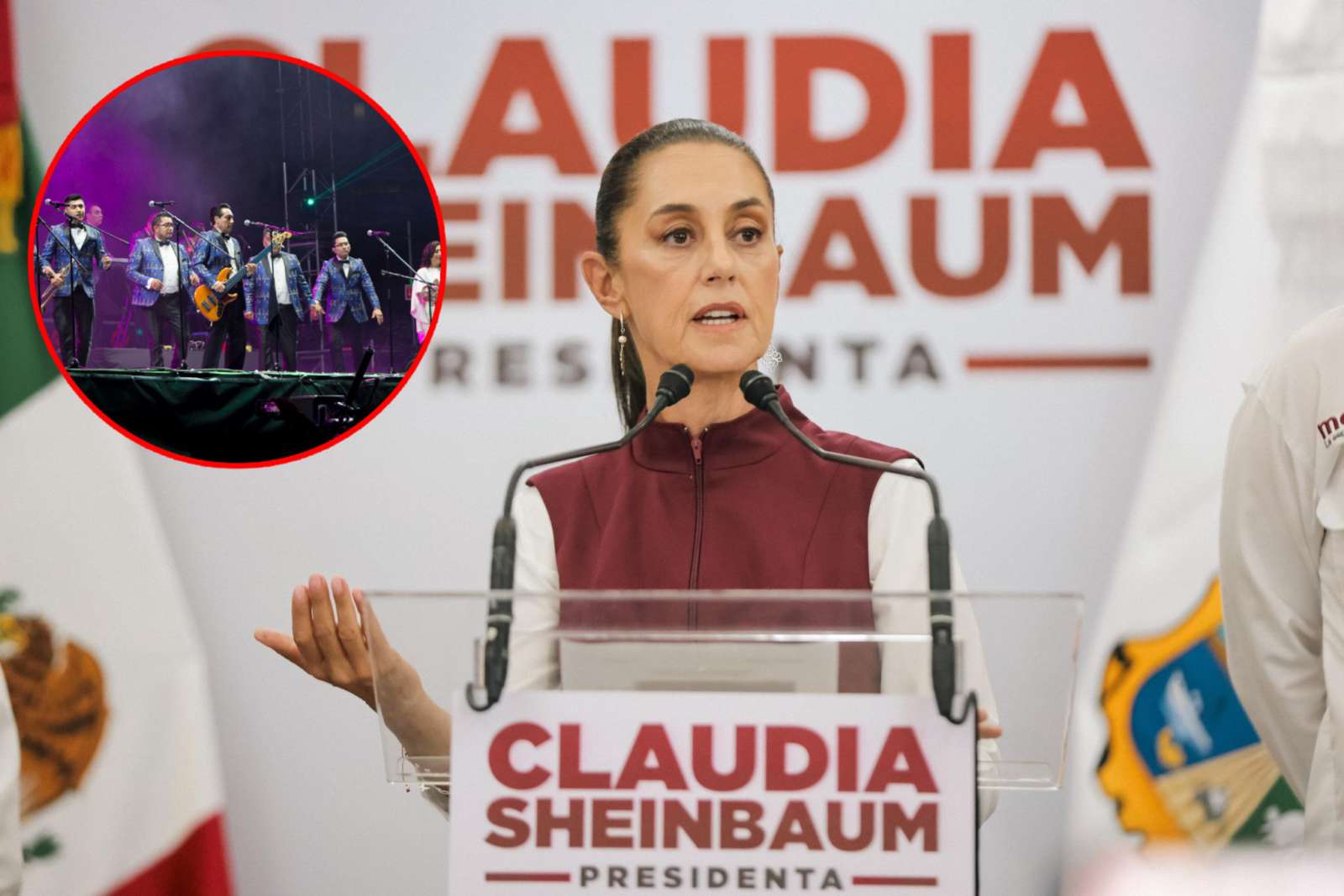 Participarán Los Ángeles Azules en cierre de Claudia Sheinbaum en el Zócalo