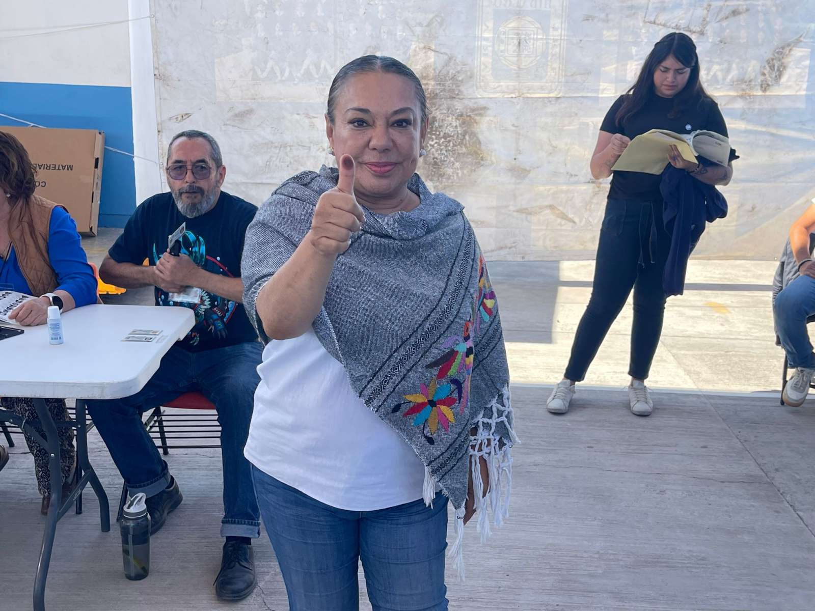 Que sea una jornada pacifica, el festejo de Lorena García de llegar a ganar Tulancingo