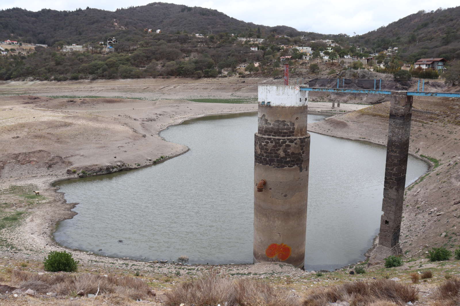 Presa la Estanzuela sólo creció 30 centímetros con visita de “Alberto”