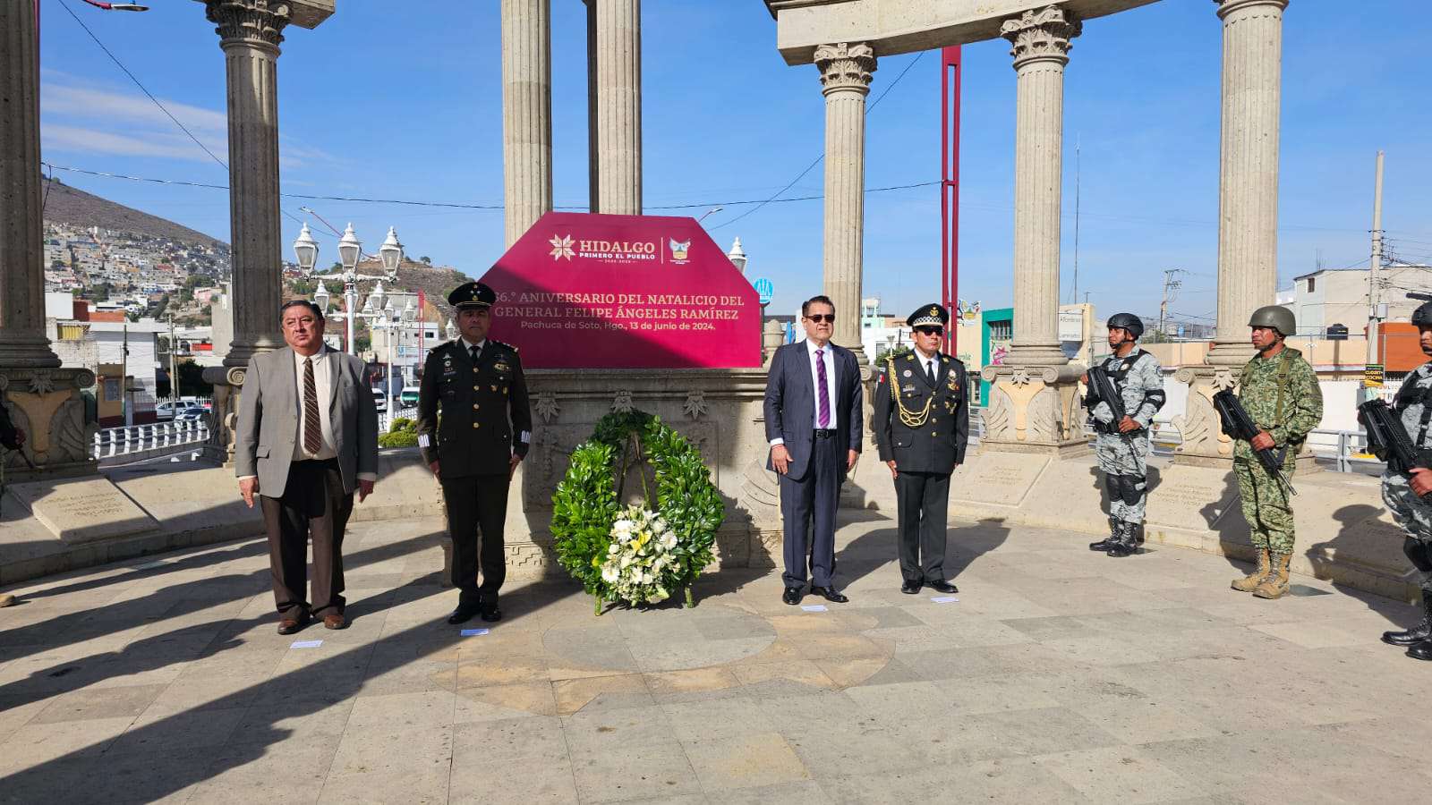 Conmemoran natalicio del hidalguense Felipe Ángeles