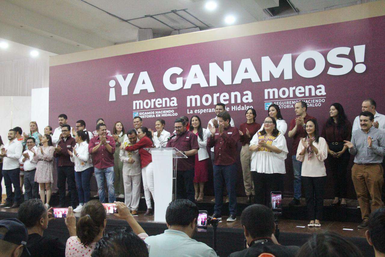 Morena gobernará 66%de las alcaldías: PREP Hidalgo 2024