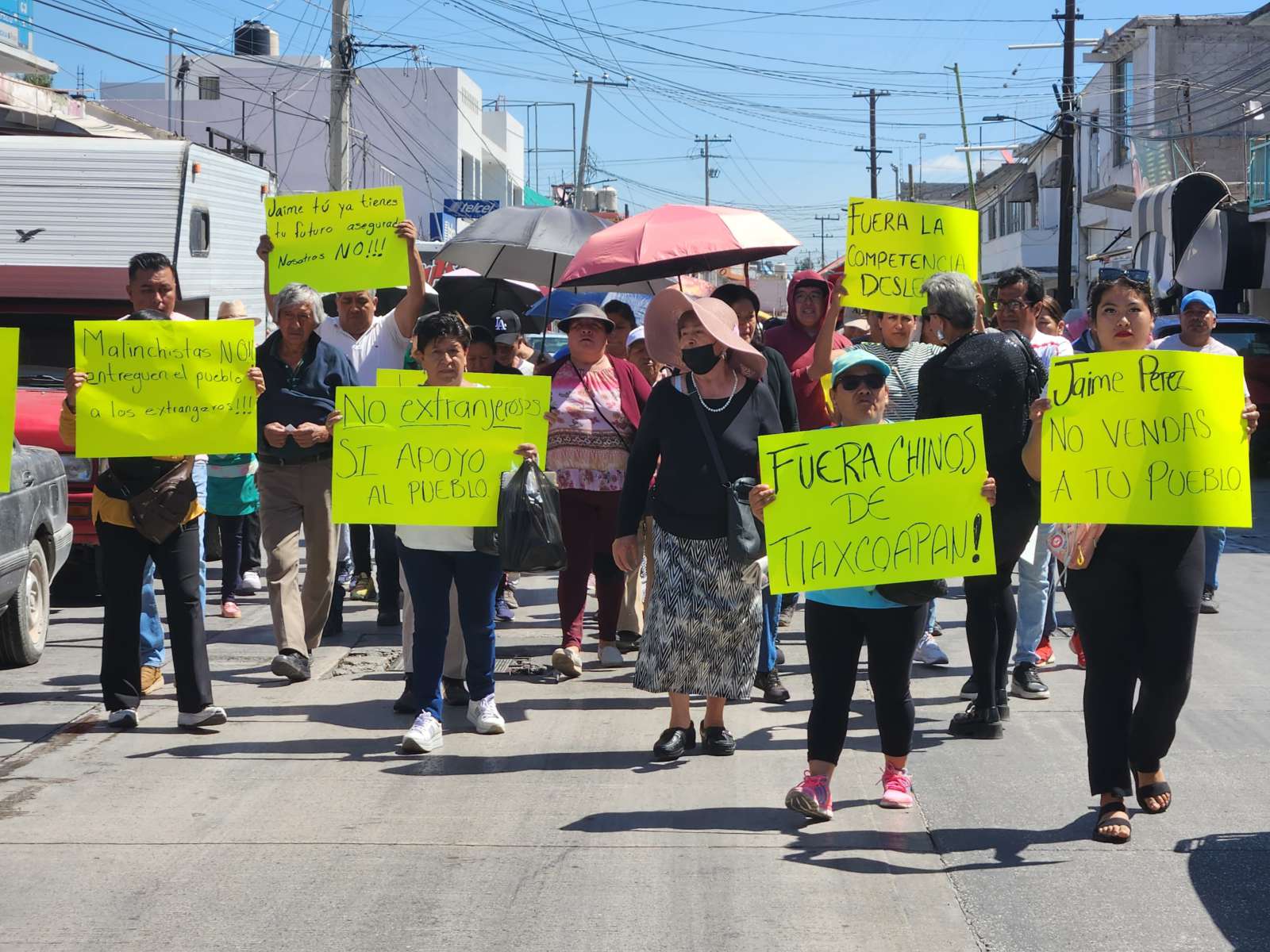 “No a las tiendas chinas”, piden comerciantes de Tlaxcoapan