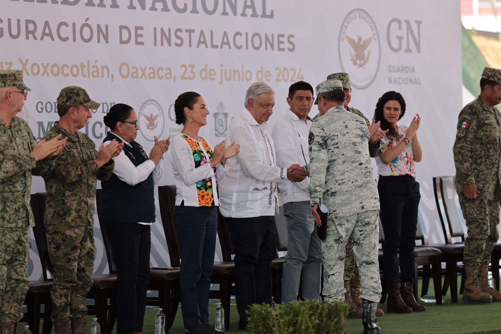 Claudia Sheinbaum va por la consolidación de la GN como parte de la Sedena