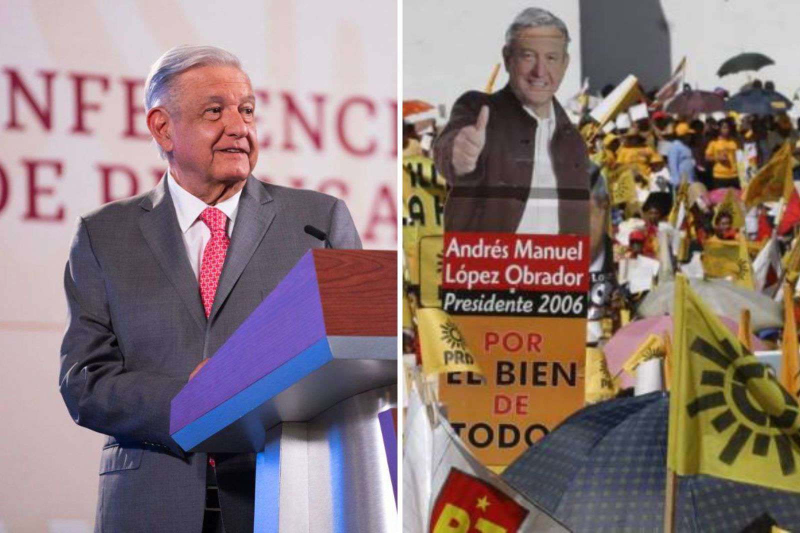 Destaca AMLO importancia “que en algún momento tuvo” el PRD