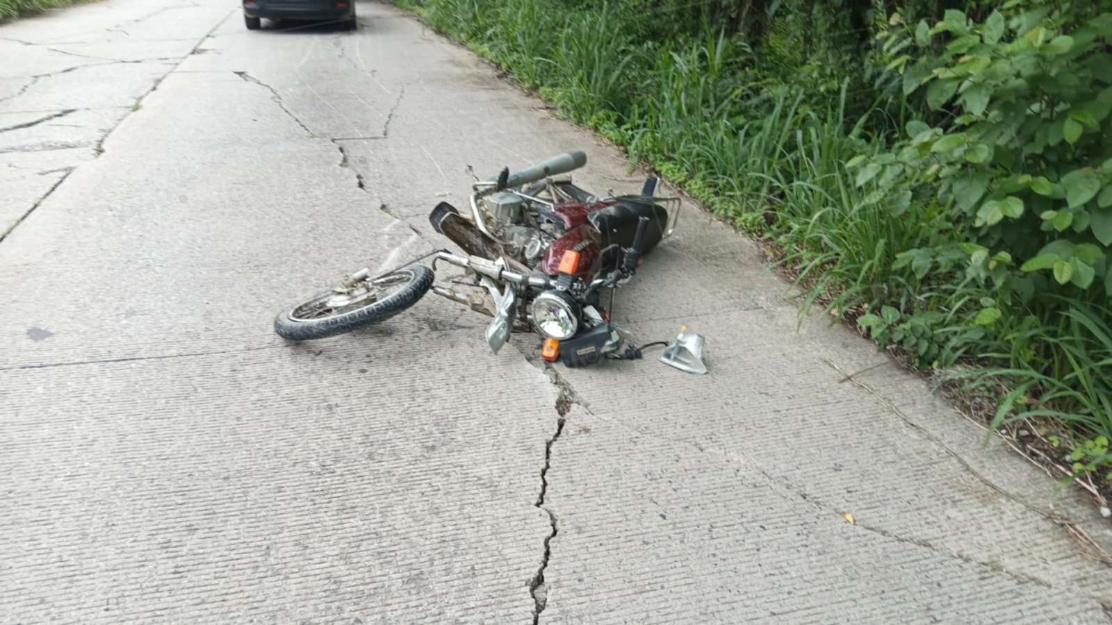 Atropellan a motociclista en San Felipe Orizatlán