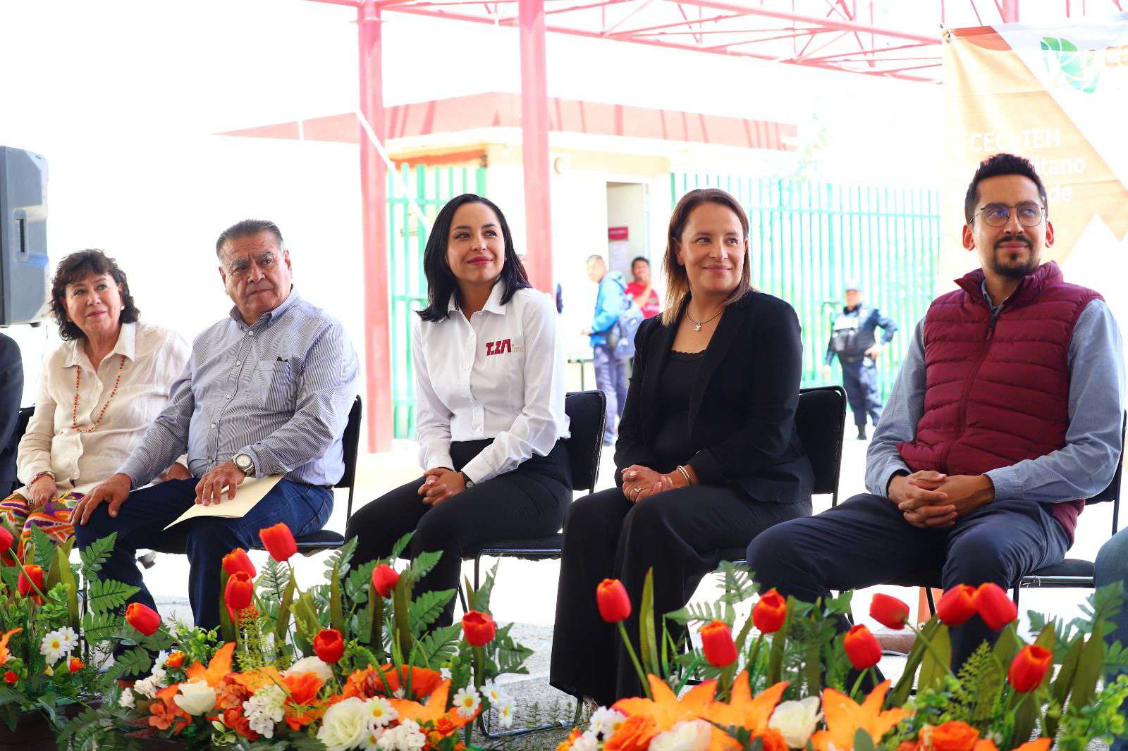 Susana Ángeles inaugura 5 aulas educativas en Preparatoria de Tizayuca