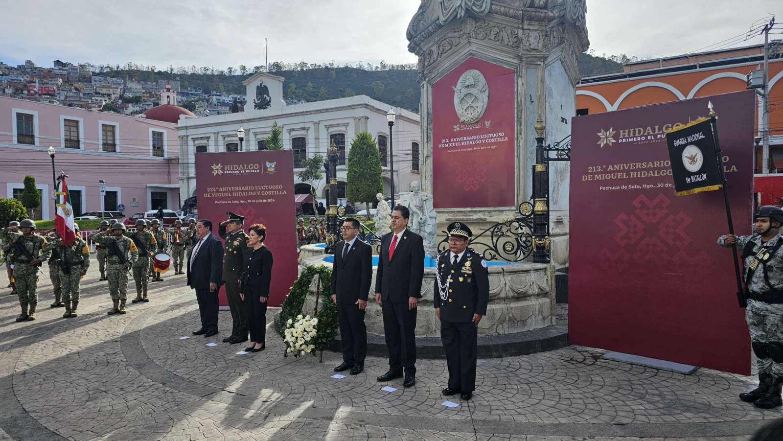 Recuerdan a Miguel Hidalgo en 213 aniversario luctuoso