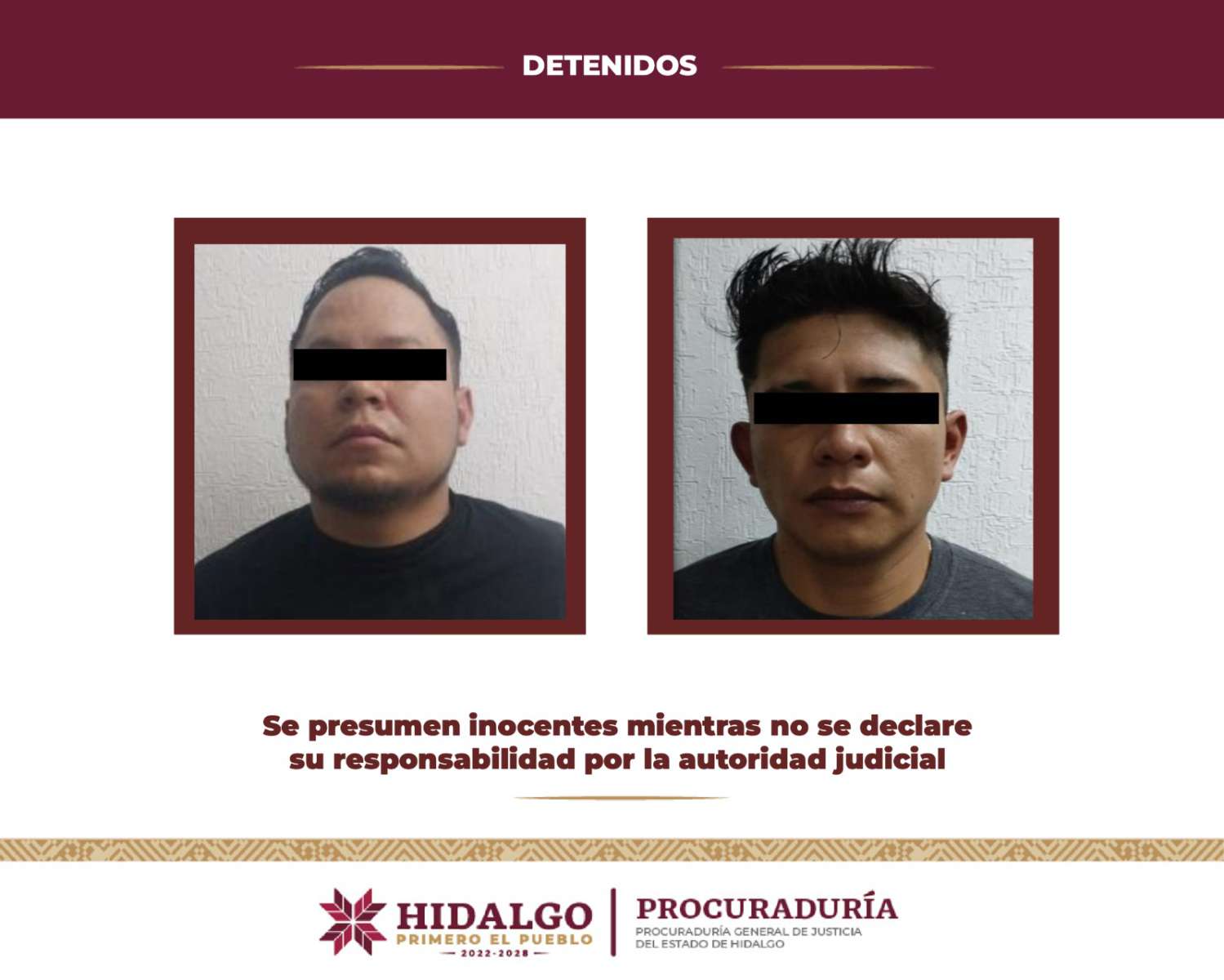 Actopan: detienen a dos personas investigadas por narcomenudeo