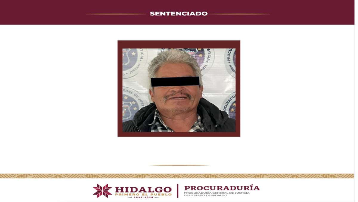 Hombre sentenciado a 25 años de prisión por feminicidio en Ixmiquilpan