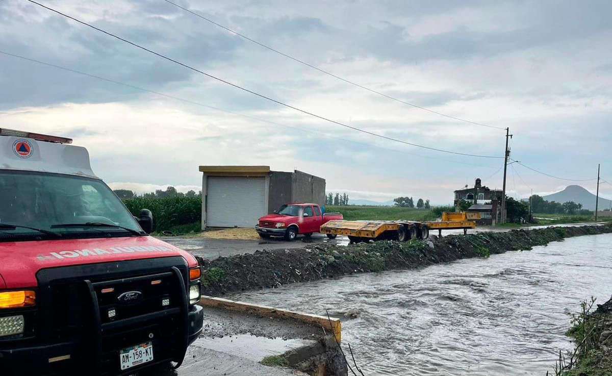 Lluvia intensa provoca que Río Salado alcance niveles del 95%