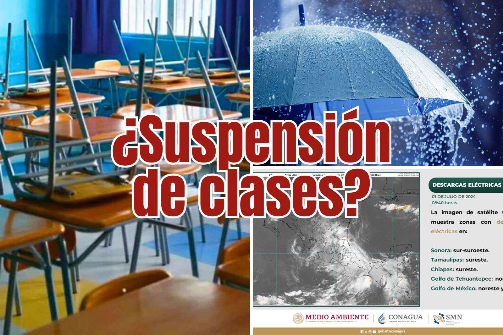 ¿Suspenderán clases en Hidalgo por lluvias? Te contamos