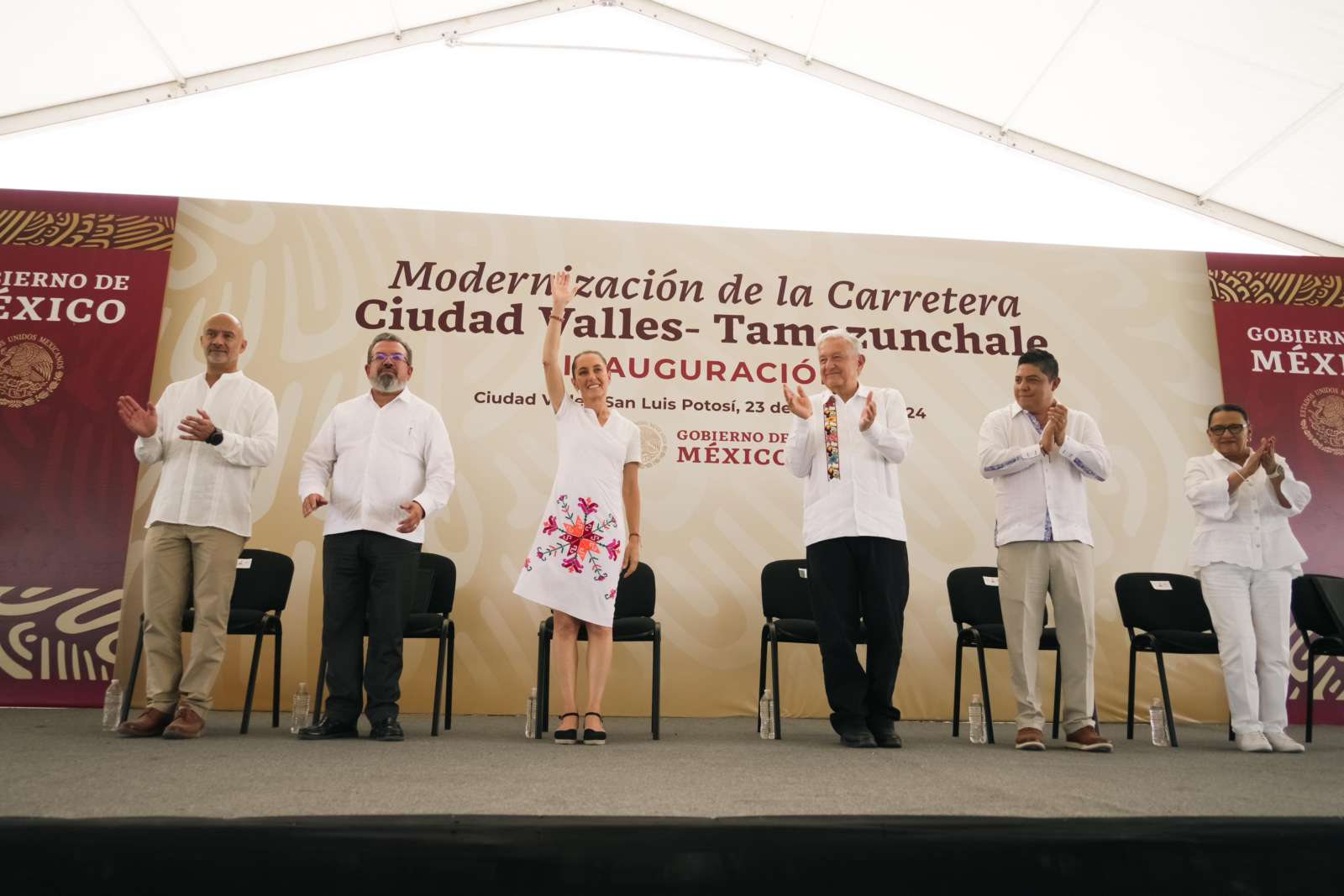 Continuar con la cuarta transformación quiere decir seguir apoyando a la Huasteca Potosina: Claudia Sheinbaum