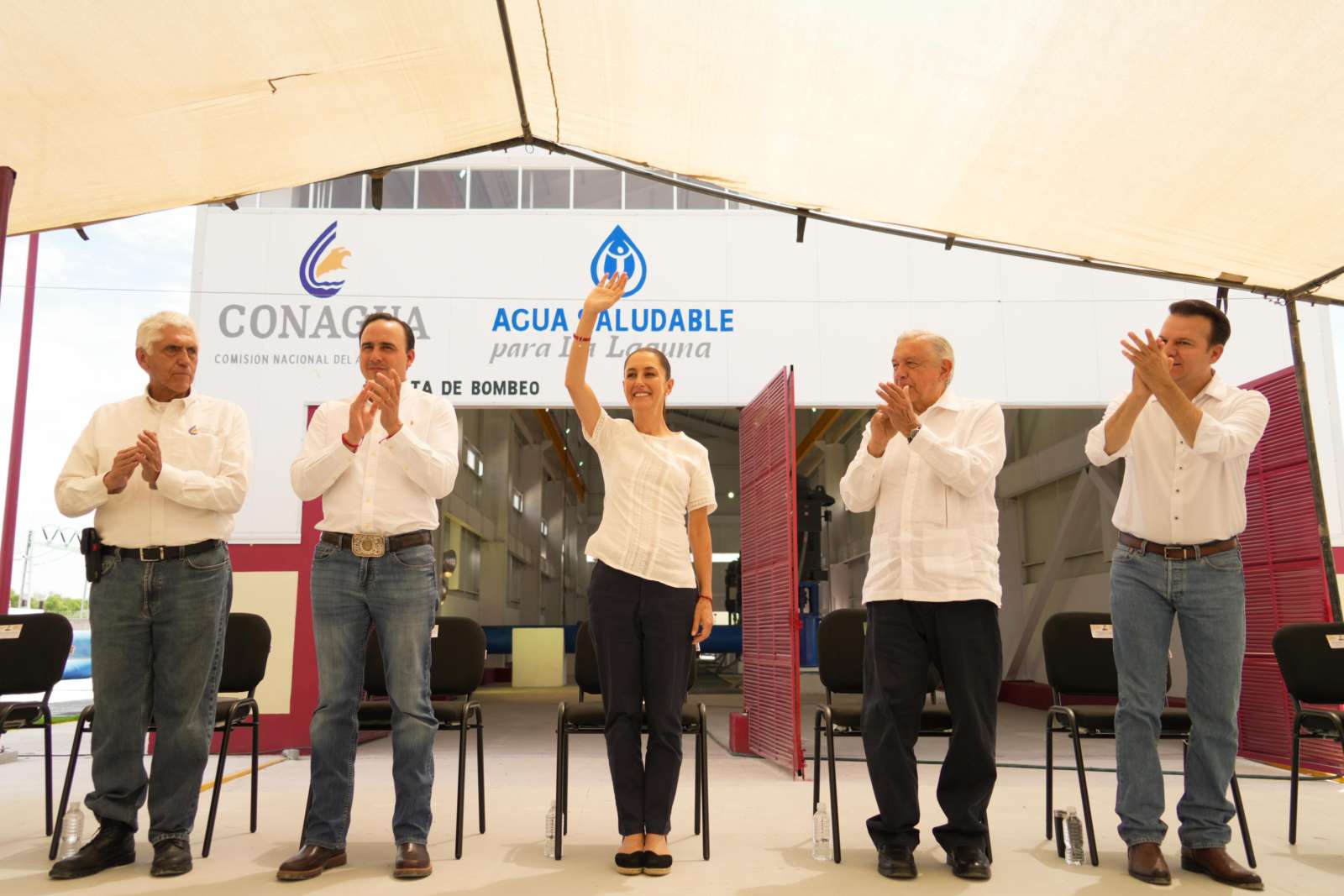 Claudia Sheinbaum compromete continuidad de agua a través del programa “Agua saludable para la Laguna”