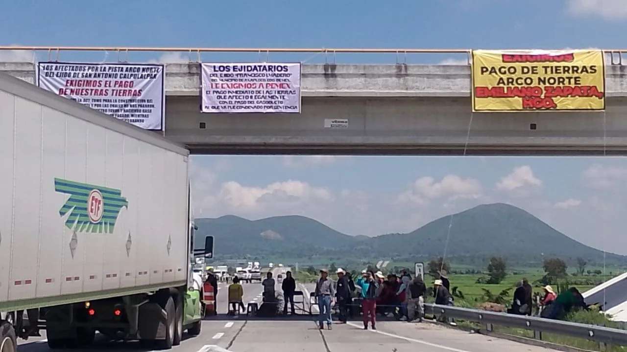 Bloqueo Arco Norte: reabren carriles de forma intermitente