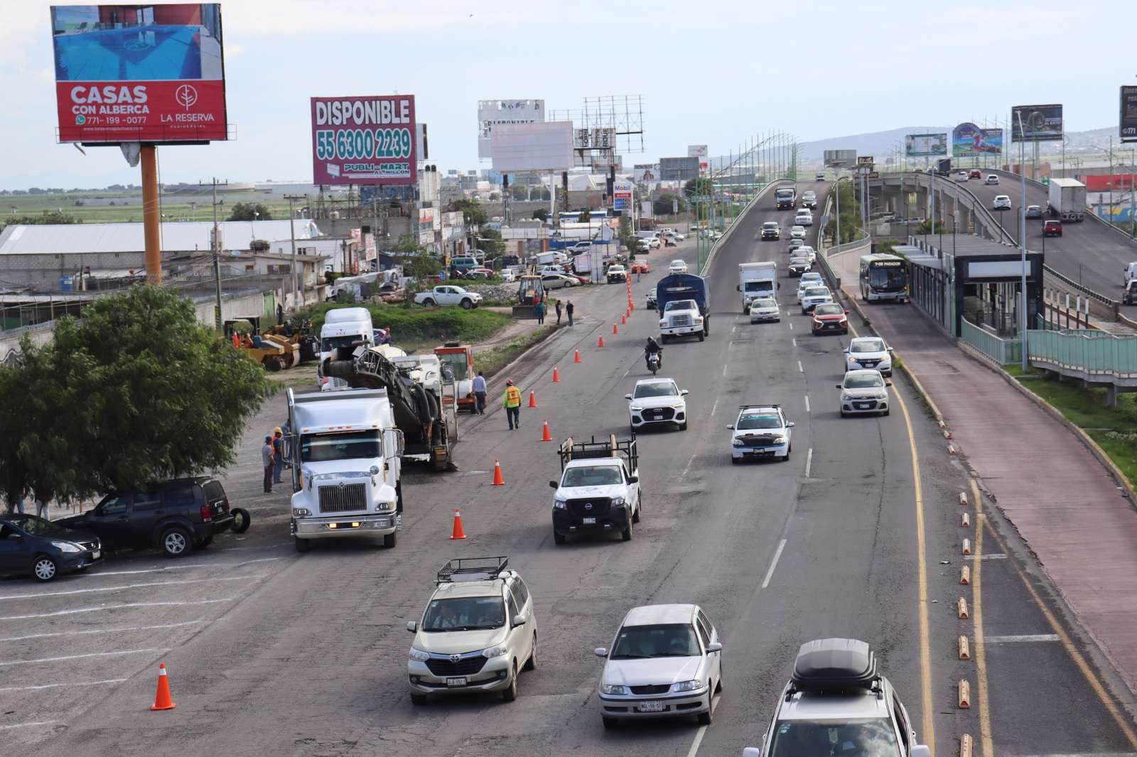 Pachuca: inician obras de rehabilitación en bulevar Felipe Ángeles