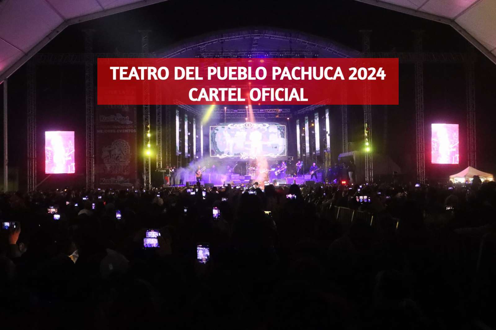 Teatro del Pueblo Pachuca 2024: este es el cartel oficial de la feria