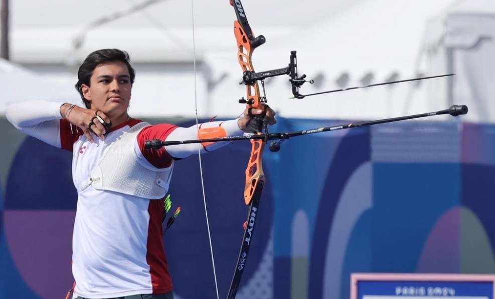 Eliminan a Matías Grande en octavos de final de tiro con arco