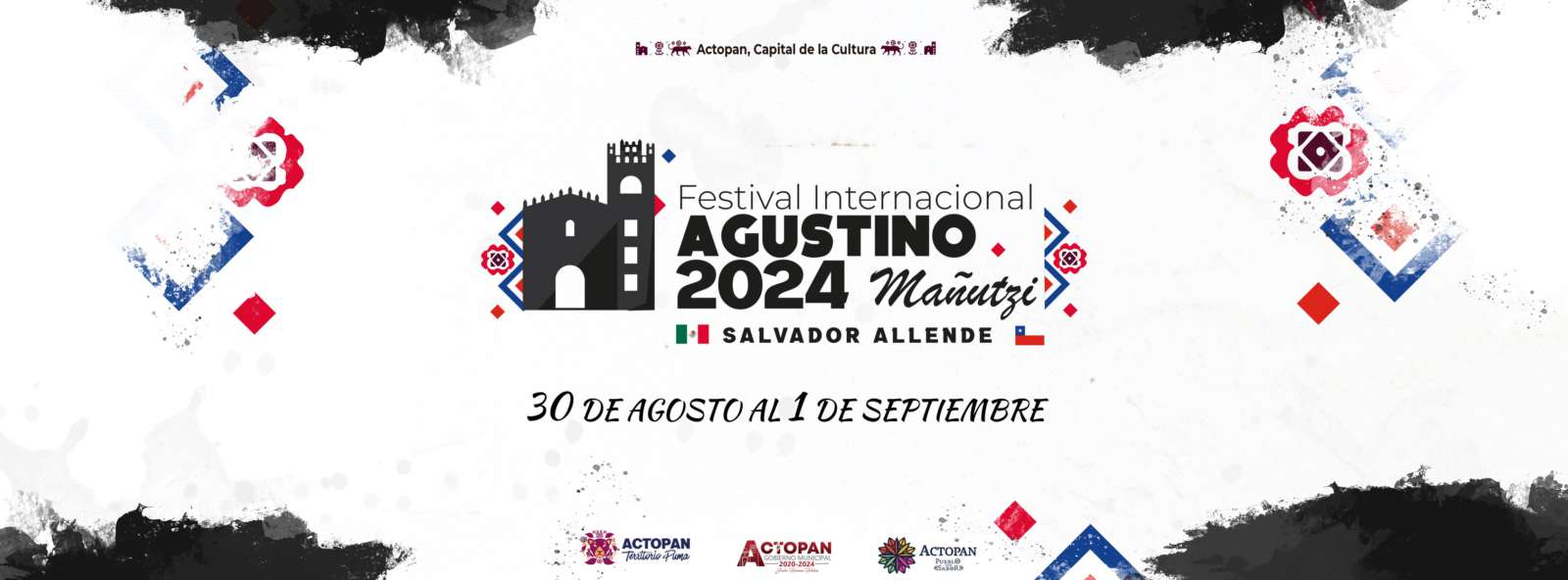 Festival Internacional Agustino Mañutzi 2024 en Actopan: cartel de artistas