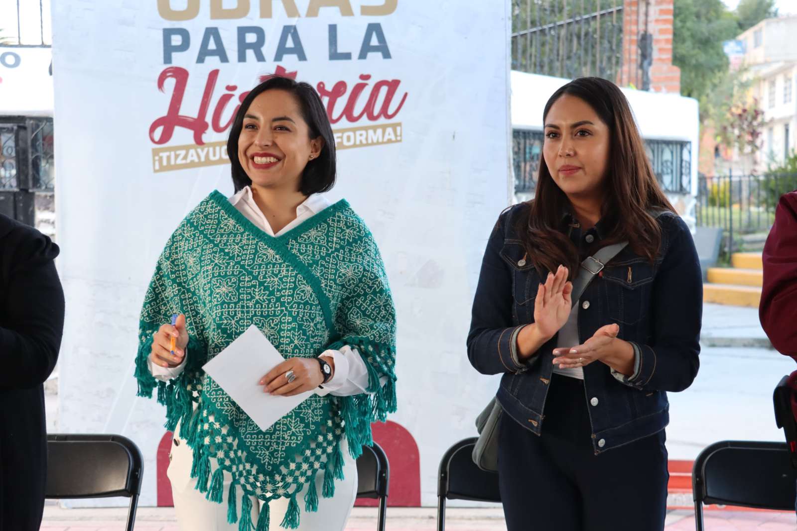 Tizayuca: Susana Ángeles inauguró alumbrado público en la colonia Olmos