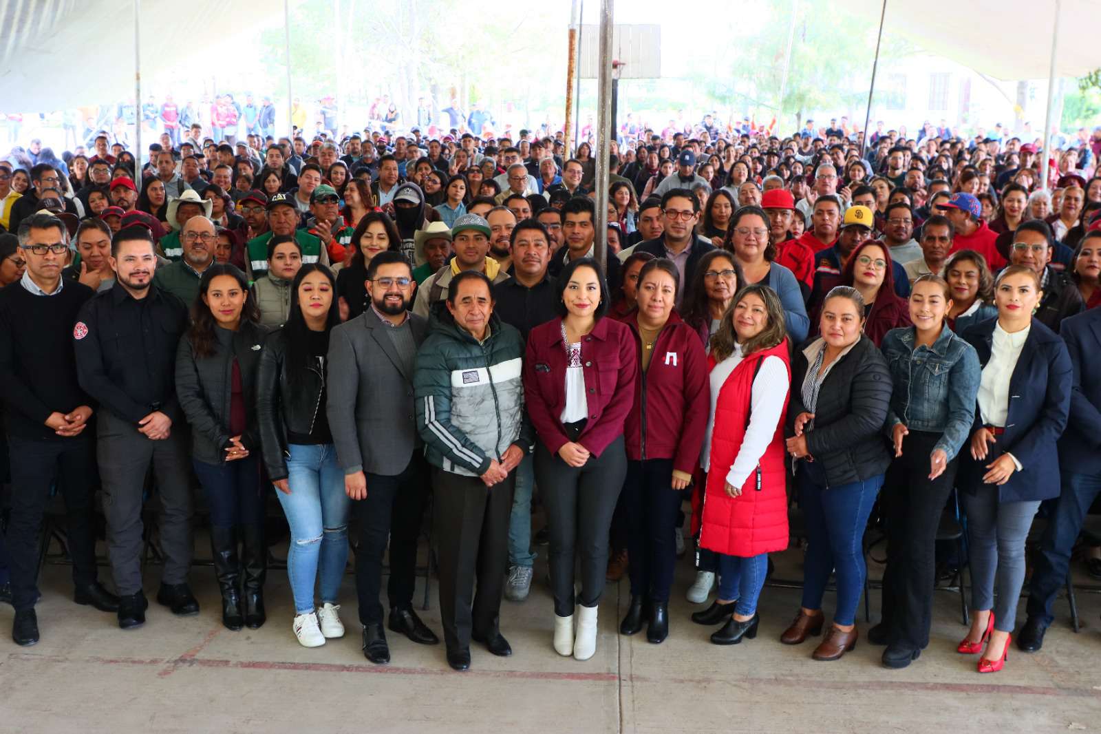 Susana Ángeles agradece el desempeño de los trabajadores del gobierno municipal