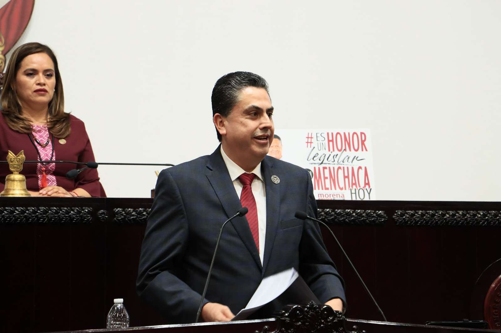 Osiris Leines agradece a integrantes de la LXV Legislatura del Congreso de Hidalgo