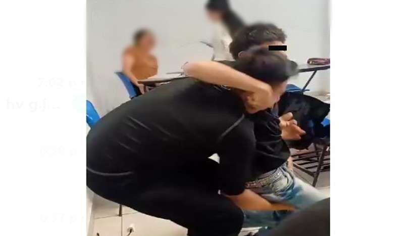 Alumno de preparatoria de la UAEH en Actopan agrede a su compañero de clases