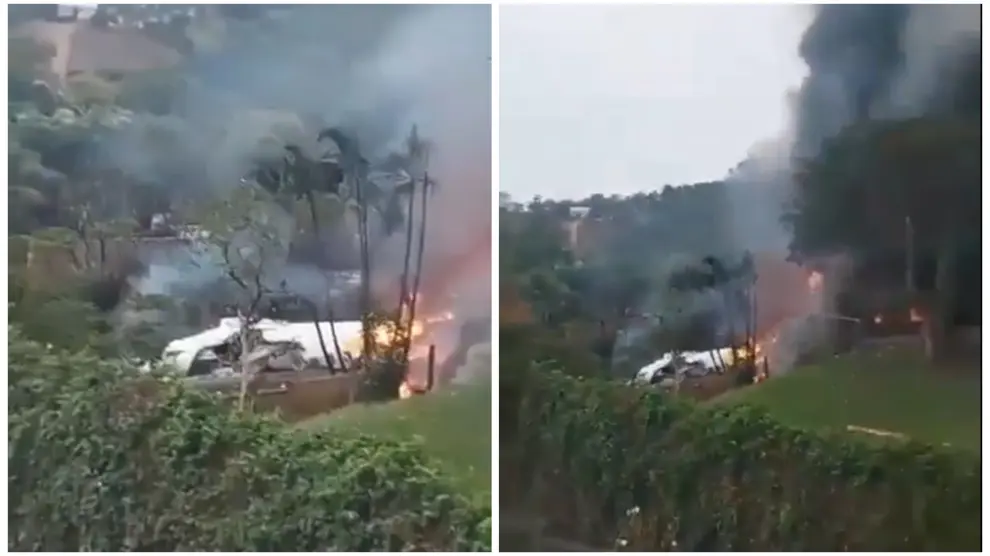 Avión se estrella en Brasil con 62 personas a bordo | VIDEO