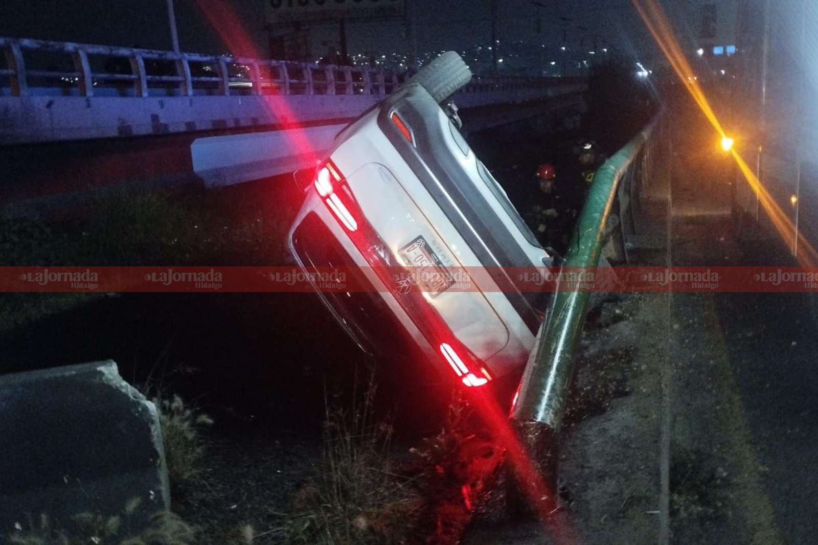 Accidente en la carretera México-Pachuca deja un lesionado