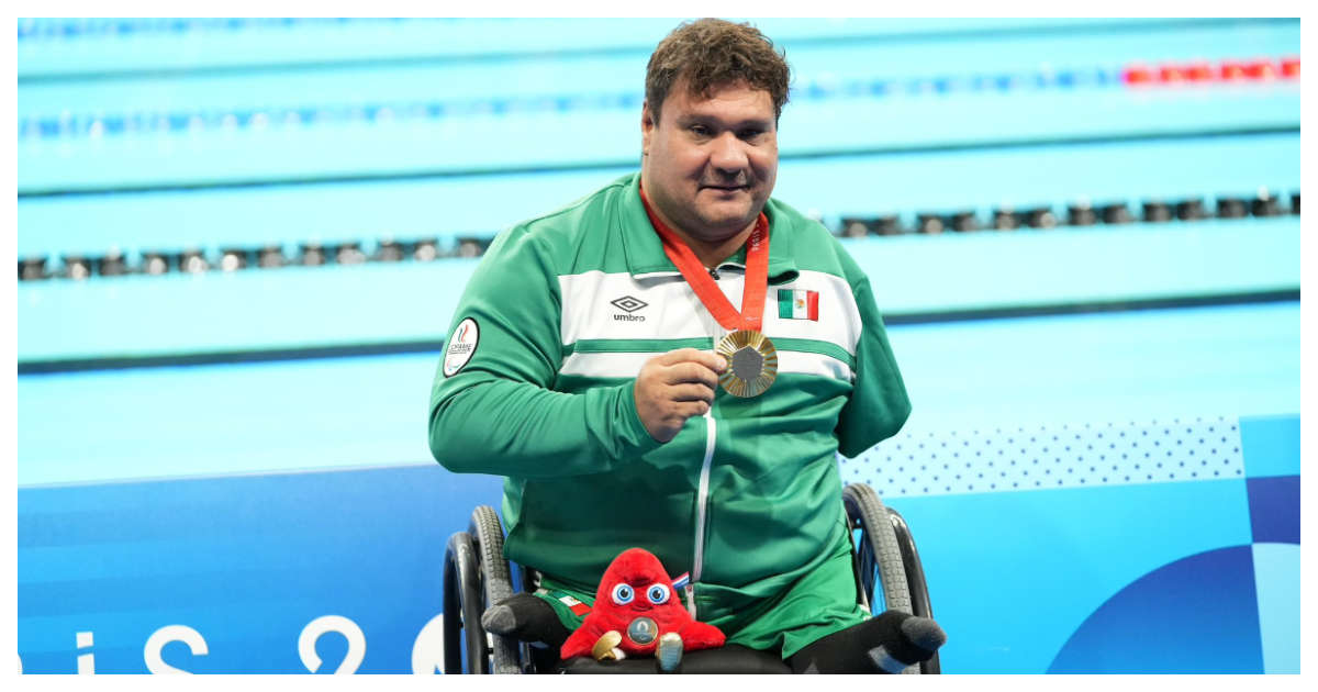 Arnulfo Castorena da oro a México en Paralímpicos