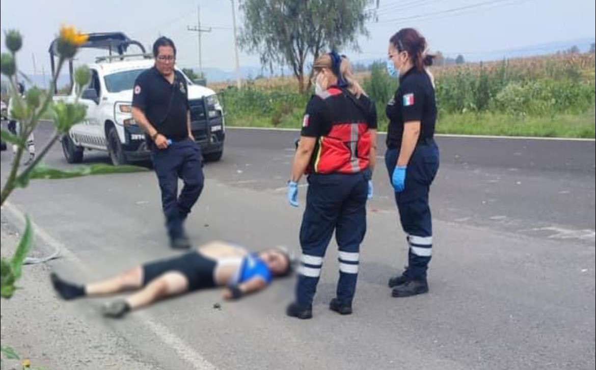 Carretera Tula-Tlahuelilpan: muere ciclista tras ser arrollado por auto