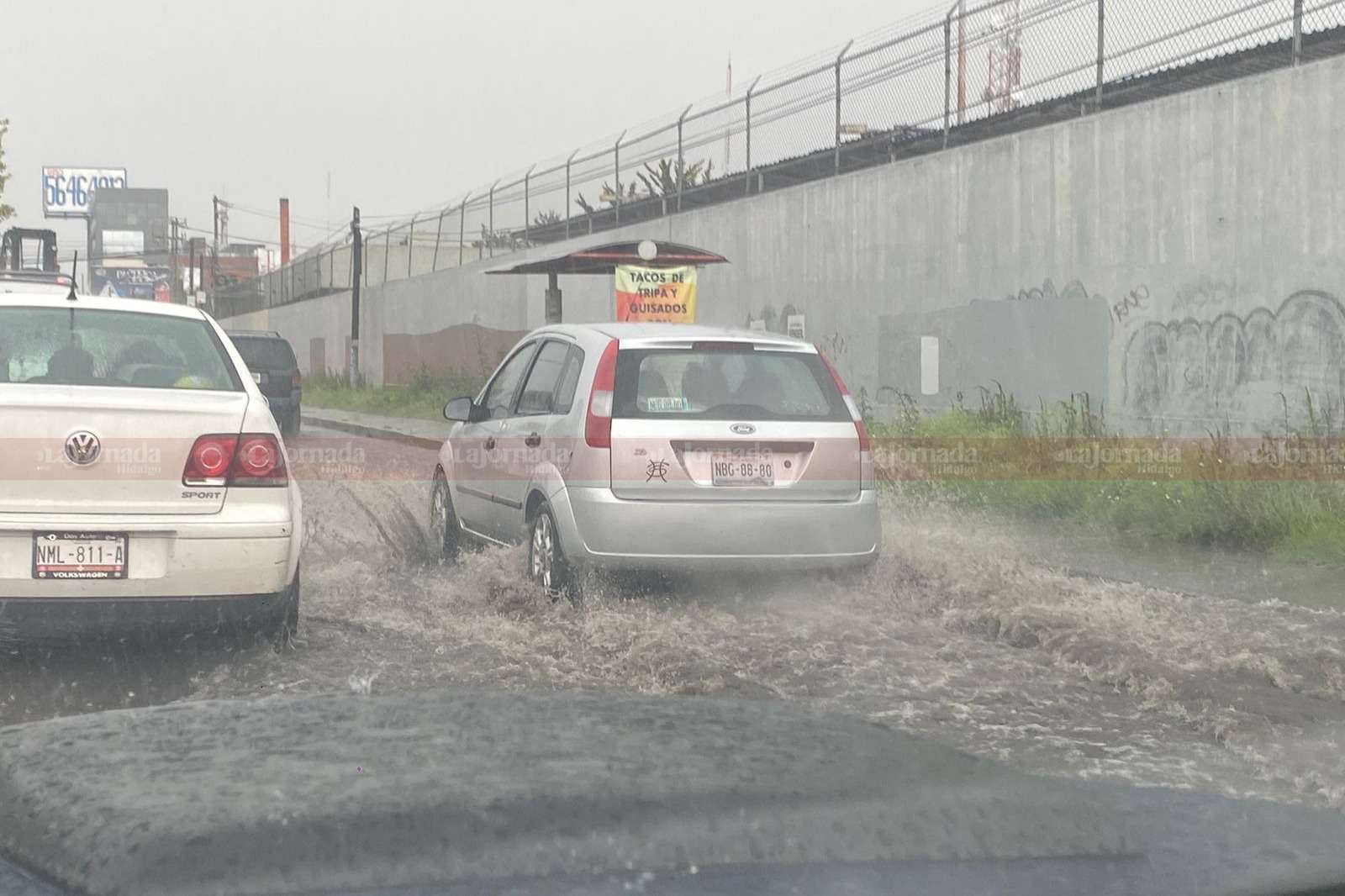 ¡Atención! Reportan encharcamientos en Pachuca: te decimos dónde