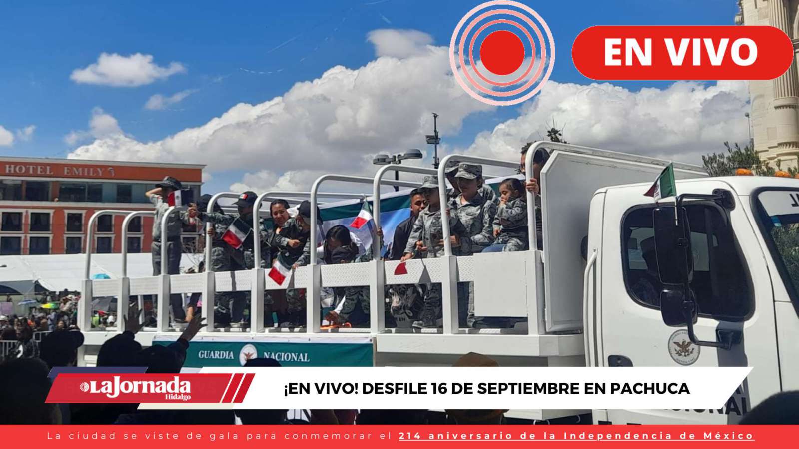 ¡EN VIVO! Desfile 16 de septiembre en Pachuca