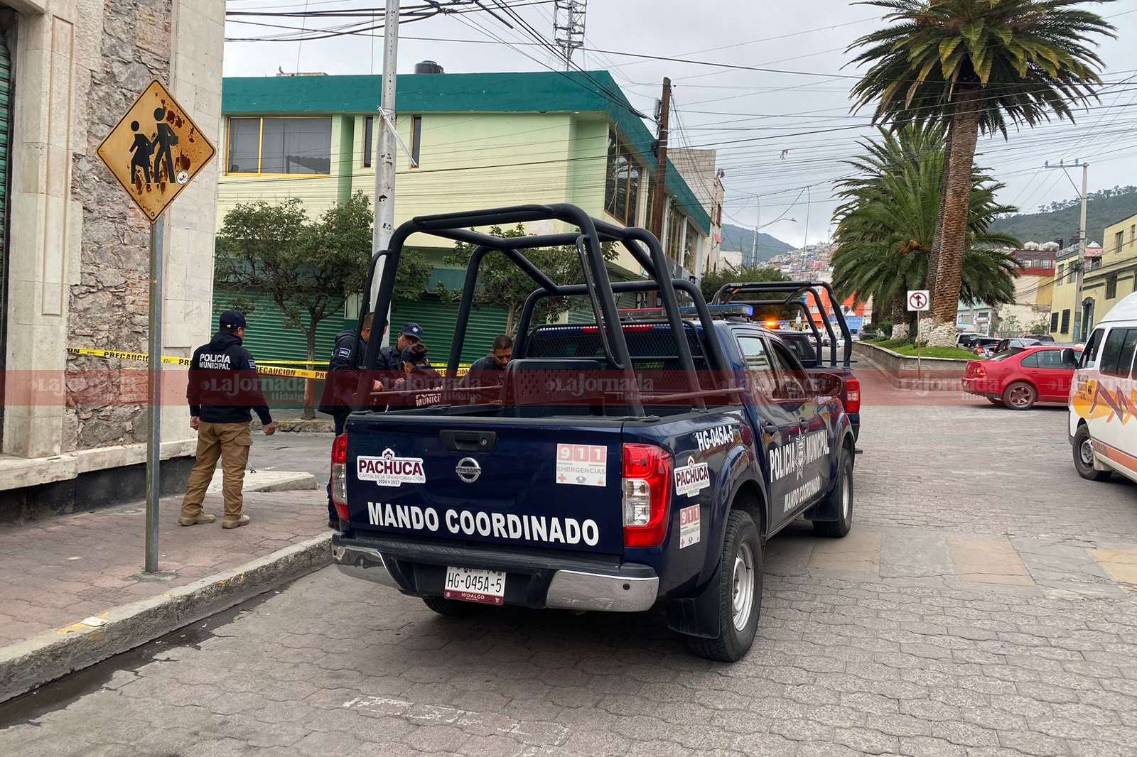 Hombre fallece en el centro de Pachuca