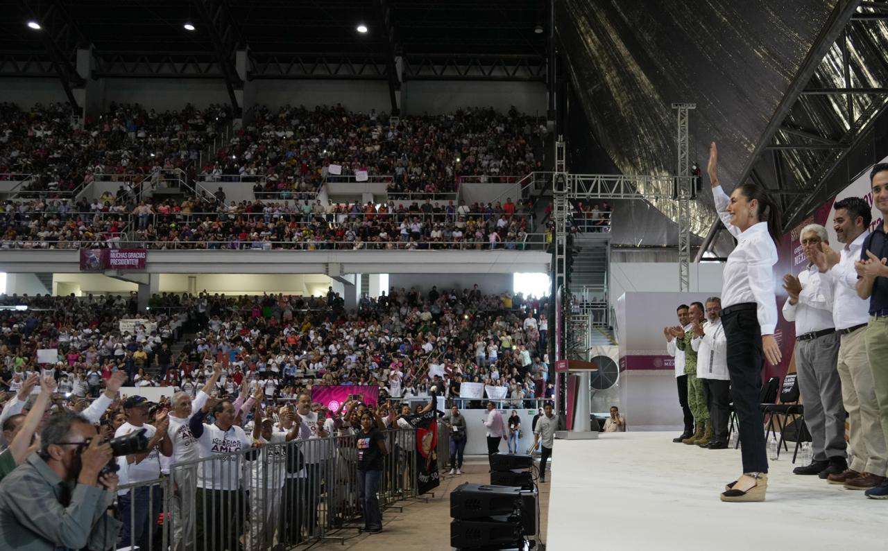 Claudia Sheinbaum anuncia que darán continuidad a las obras de la 4T en Nayarit